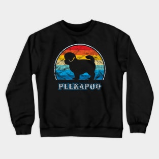 Peekapoo Vintage Design Dog Crewneck Sweatshirt